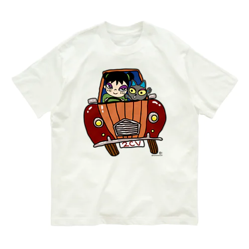 2CV大好き♪ オーガニックコットンTシャツ