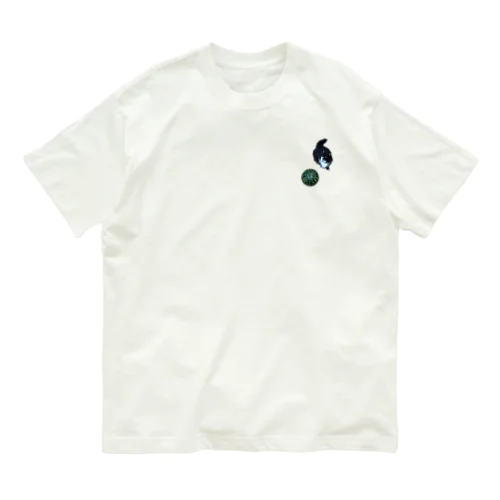 スイカとラブリーキャット Organic Cotton T-Shirt