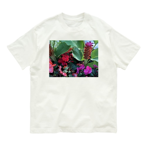 紅い花 Organic Cotton T-Shirt