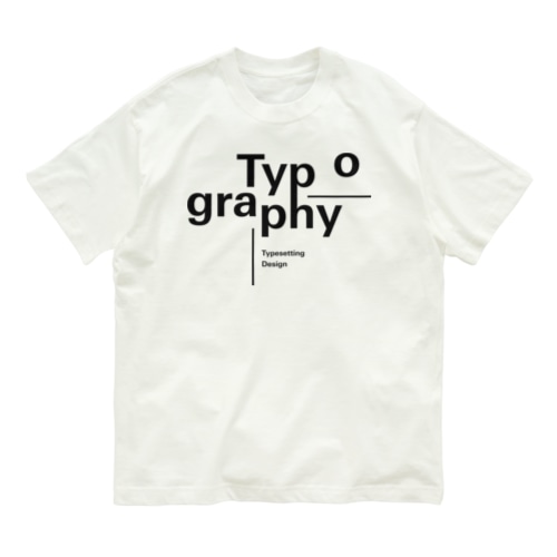 Typography Organic Cotton T-Shirt