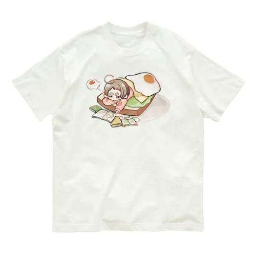 朝ごはんのたまご オーガニックコットンTシャツ