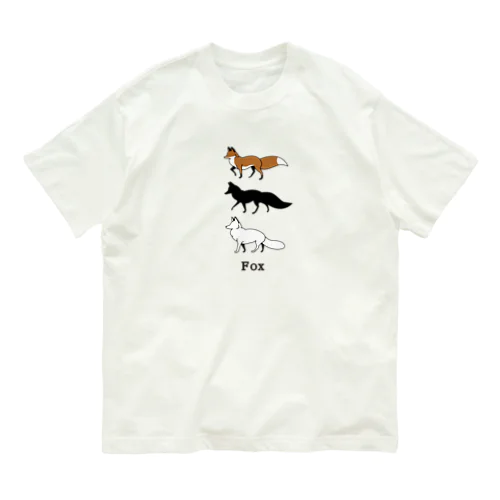 きつね Organic Cotton T-Shirt