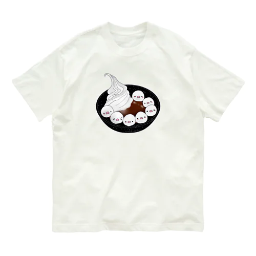 クリーム白玉ぜんざい Organic Cotton T-Shirt