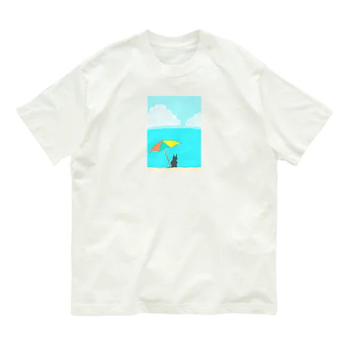 海と猫 Organic Cotton T-Shirt