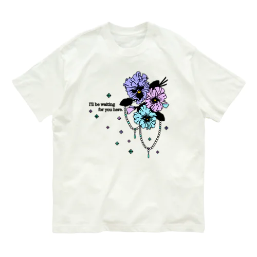 フリルパンジー Organic Cotton T-Shirt