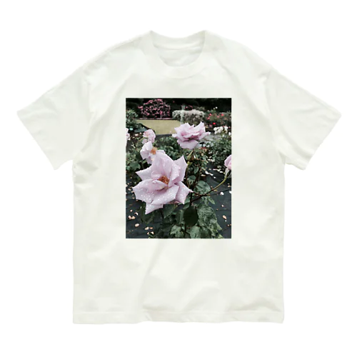 紫の薔薇 Organic Cotton T-Shirt