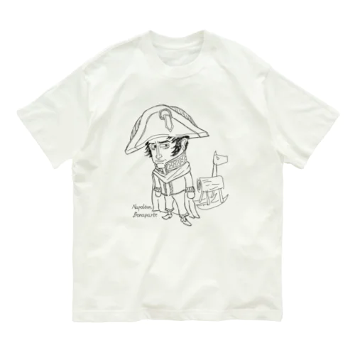 【ゆる偉人】ナポレオンさん オーガニックコットンTシャツ