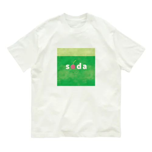 メロンソーダLOGO Organic Cotton T-Shirt