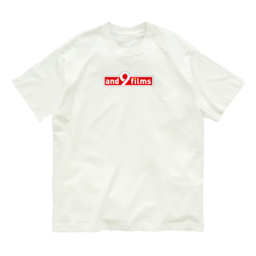 アンドナインロゴ（RED）Tシャツ オーガニックコットンTシャツ