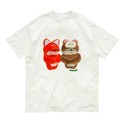 フォッフォさんとたぬころ Organic Cotton T-Shirt