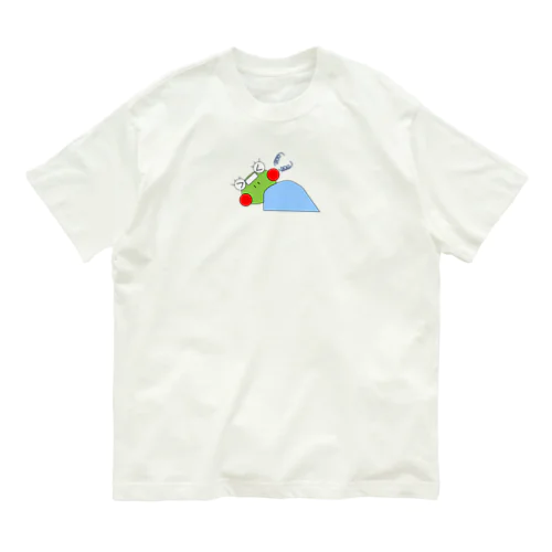 体調不良のかえるさん Organic Cotton T-Shirt