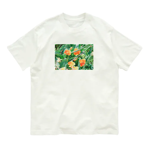 オレンジの花 オーガニックコットンTシャツ