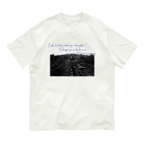 自転車 オーガニックコットンTシャツ