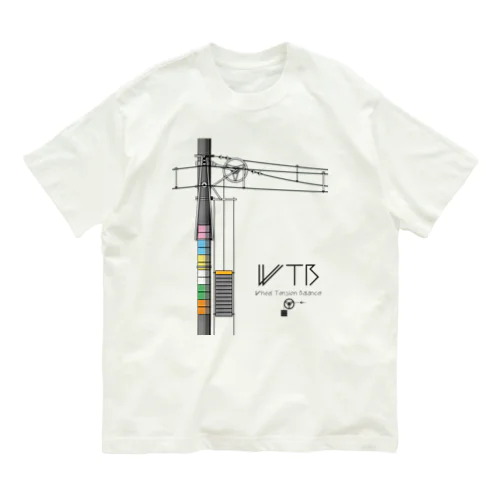 WTBと電柱（高崎エリア） オーガニックコットンTシャツ