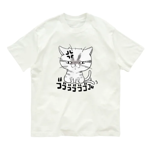 おこにゃん オーガニックコットンTシャツ