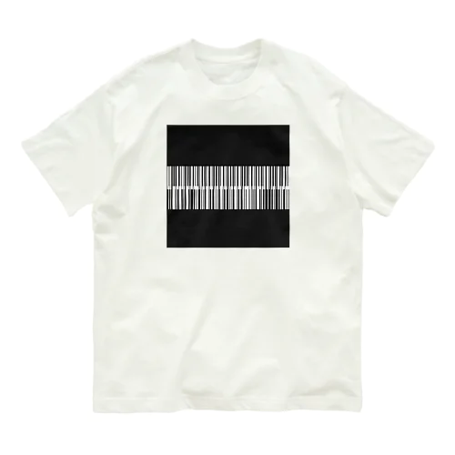 アルファベット文字列 オーガニックコットンTシャツ