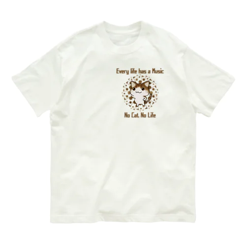 MuSicCat オーガニックコットンTシャツ