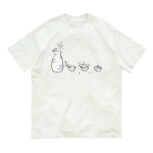 熱燗鳥 オーガニックコットンTシャツ