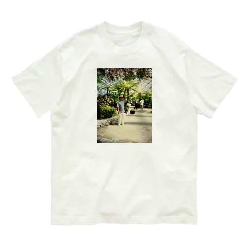 おじいちゃん（ポーズ付） Organic Cotton T-Shirt