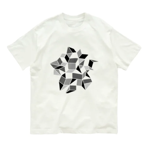 モノトーンカクカク Organic Cotton T-Shirt