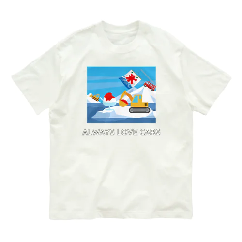 のりもの 働かない車「かき氷」 Organic Cotton T-Shirt