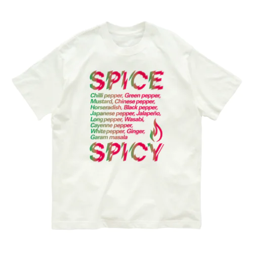 SPICE SPICY（Chili） オーガニックコットンTシャツ