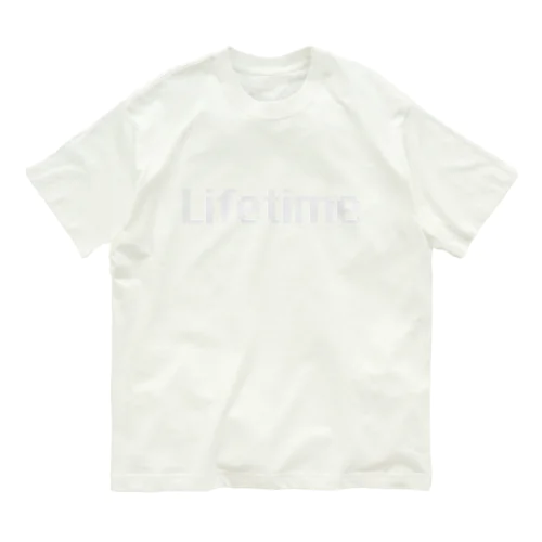 Lifetime Off-White Logo Organic Cotton T-Shirt