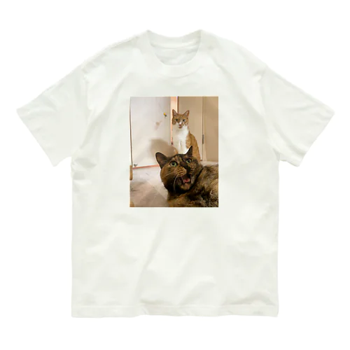 バレンシアガよりうちの猫では？ Organic Cotton T-Shirt