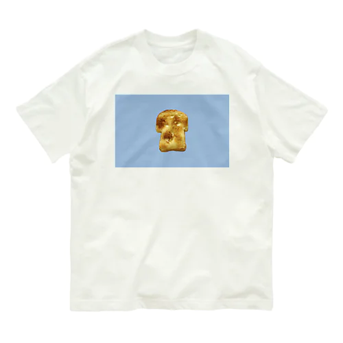 カスタードクリームのトースト Organic Cotton T-Shirt