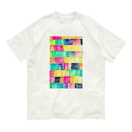 レンガ柄 Organic Cotton T-Shirt