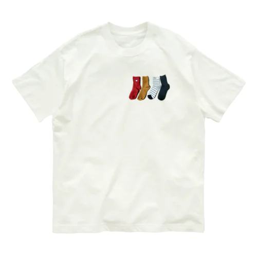 履いてる靴下 Organic Cotton T-Shirt