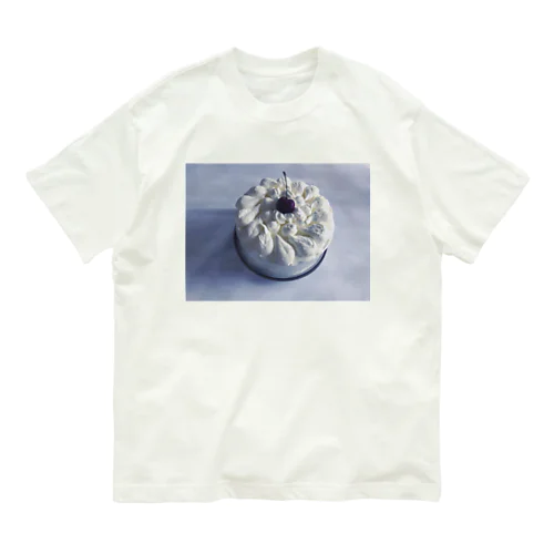 白いケーキ Organic Cotton T-Shirt