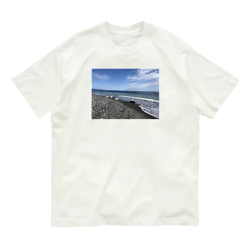 海の写真 オーガニックコットンTシャツ