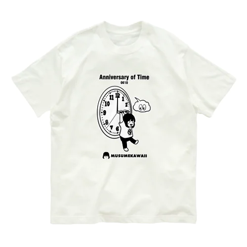 0610「時の記念日」 オーガニックコットンTシャツ