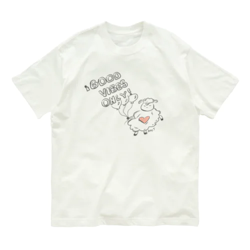 i good vibes only! オーガニックコットンTシャツ