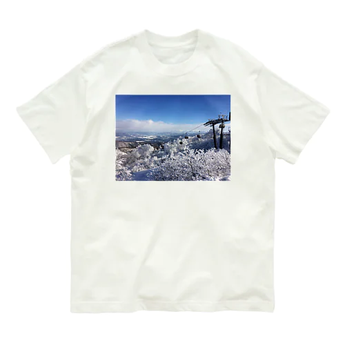 雪景色 オーガニックコットンTシャツ