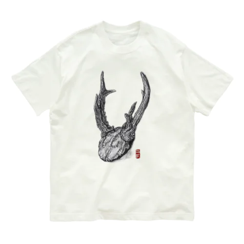 Deer horn オーガニックコットンTシャツ