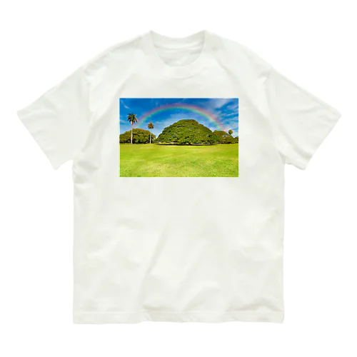 ハワイ　日立の樹（モンキーポッド） Organic Cotton T-Shirt