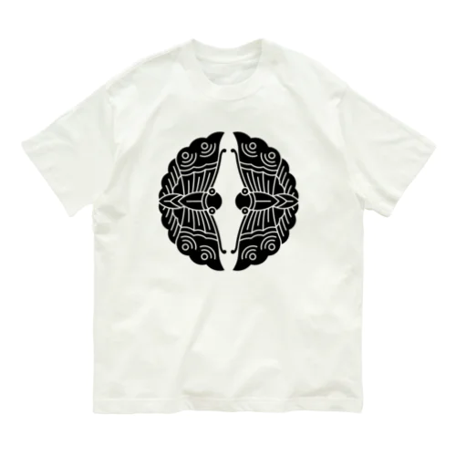 対い蝶紋 Organic Cotton T-Shirt