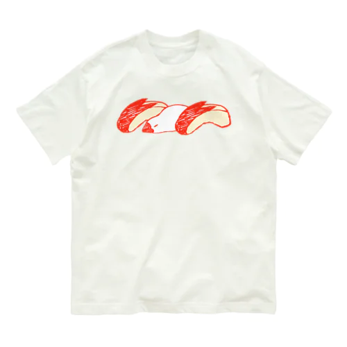 うさぎリンゴ文鳥 Organic Cotton T-Shirt