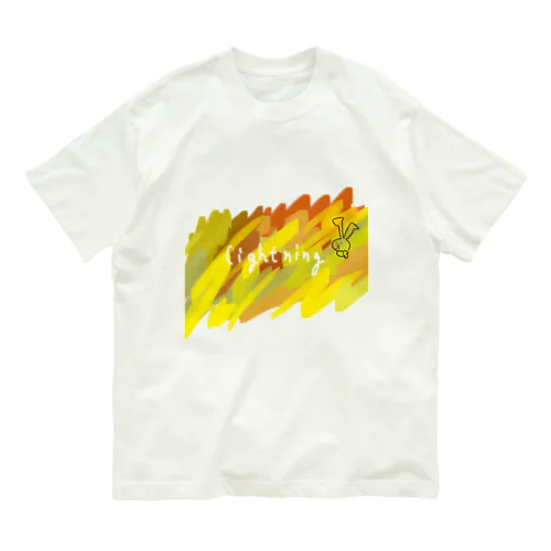 黄色の閃光 by kids オーガニックコットンTシャツ