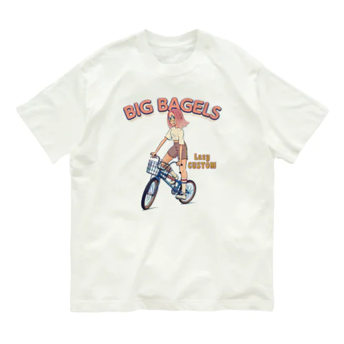 "big bagels" オーガニックコットンTシャツ