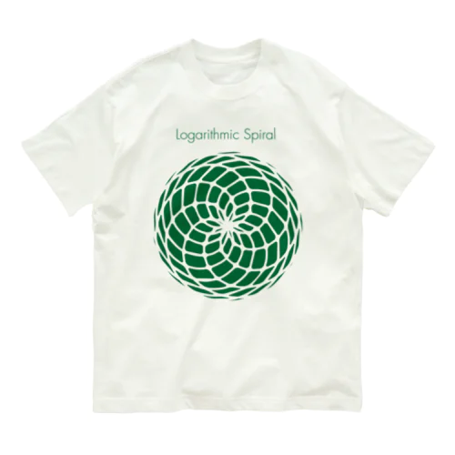 Logarithmic spiral オーガニックコットンTシャツ