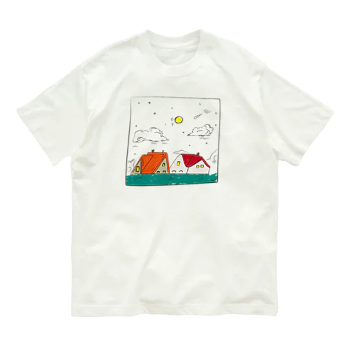 Starry night オーガニックコットンTシャツ