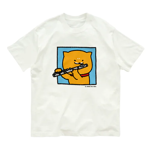 Tシャツ_窓ラク（フルート） Organic Cotton T-Shirt
