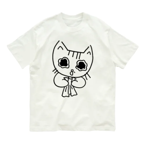 ミケコ。泣く Organic Cotton T-Shirt