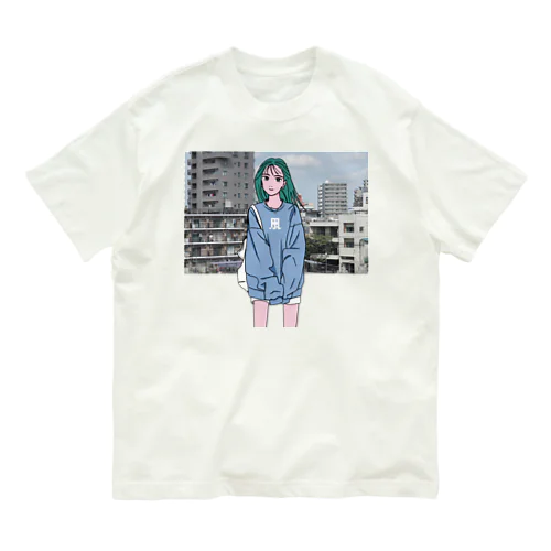 風 オーガニックコットンTシャツ