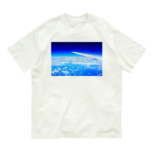 Let’s go on a trip. オーガニックコットンTシャツ