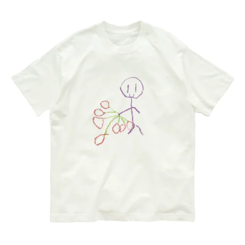 4歳児の絵グッズ オーガニックコットンTシャツ