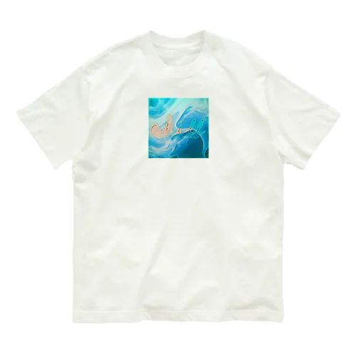 CHILLデザイン オーガニックコットンTシャツ